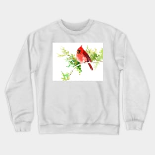 Cardinal Bird Crewneck Sweatshirt